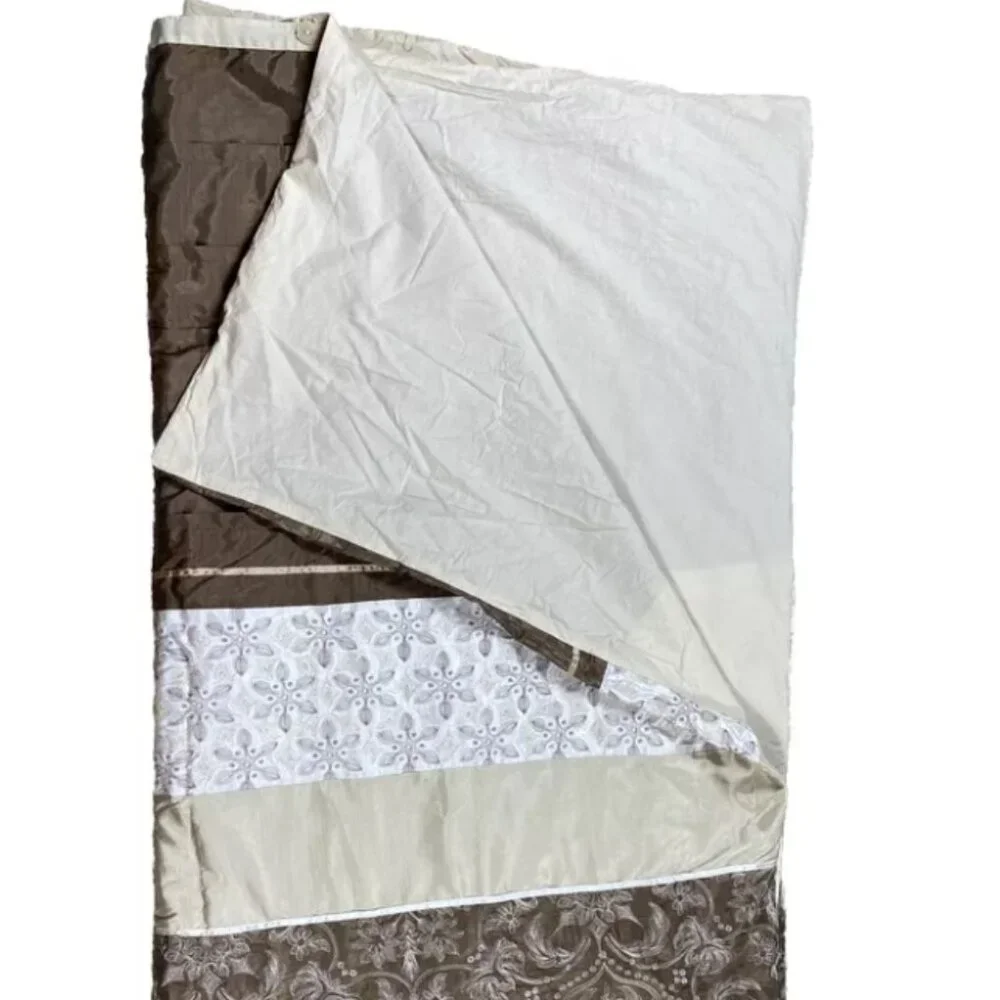 KAS Bedding Set Queen or King Duvet Cover + Shams Pillowcases Brown Beige Luxury